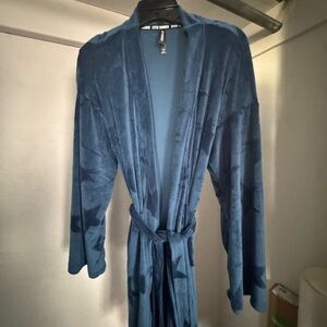 Blue Velvet Robe
